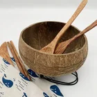 Coconut Wood Natural Old Coconut Wood Can Choose To Match The Coconut Bowl Set