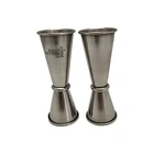 Cocktail Cocktail Jigger 30ml 50ml Silver Japanese Double Stainless Steel Cocktail Bar Jigger