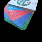 Printing Children English Learning Flash Cards Kids Educational Playing Cards Custom Logo Manufacturers