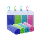 Towel Cooling Towels With Bag Custom Fitness Sports Microfiber Instant Cooling Towel Cool Ice Towel With PVC Bag