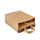 Cheap Papel Paper Bags Shop Bag Paper Cheap Wholesale Bolsas De Papel Kraft Durable Custom Logo Shopping Paper Bags
