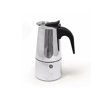 Stovetop Espresso Maker Moka Pot Coffee Maker for Gas or Electric Stove Top 6 Cups Demitasse Espresso Shot Maker for Italian