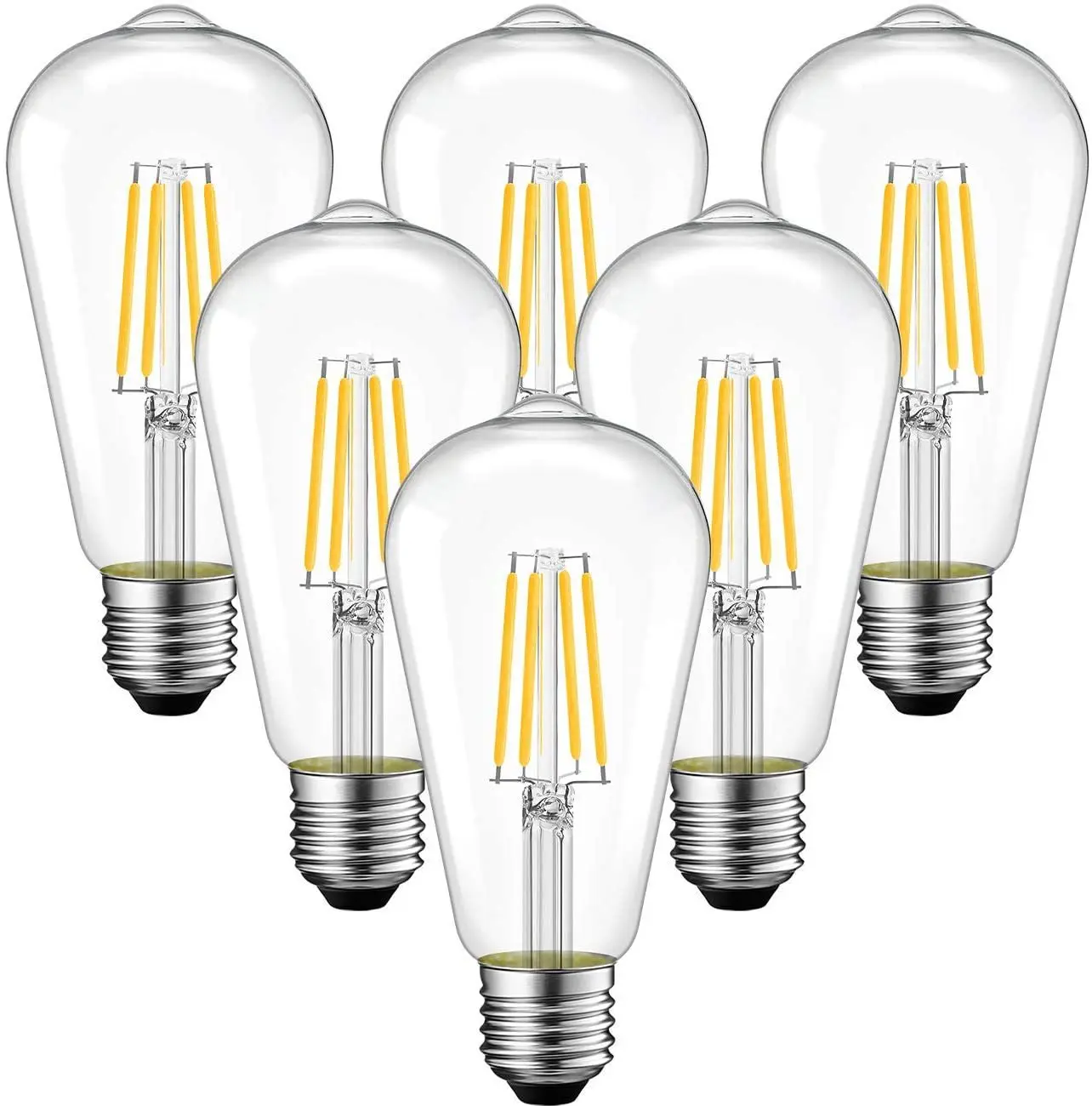 Retro Edison E27 E14 LED Filament Bulb Lamp 220V-240V Light Bulb C35 G45 A60 ST64 G80 G95 G125 Glass Bulb Vintage Candle Light