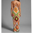 Knit Dress Wholesales Mix Color Fashion Style Crochet Knit Long Dress For Women