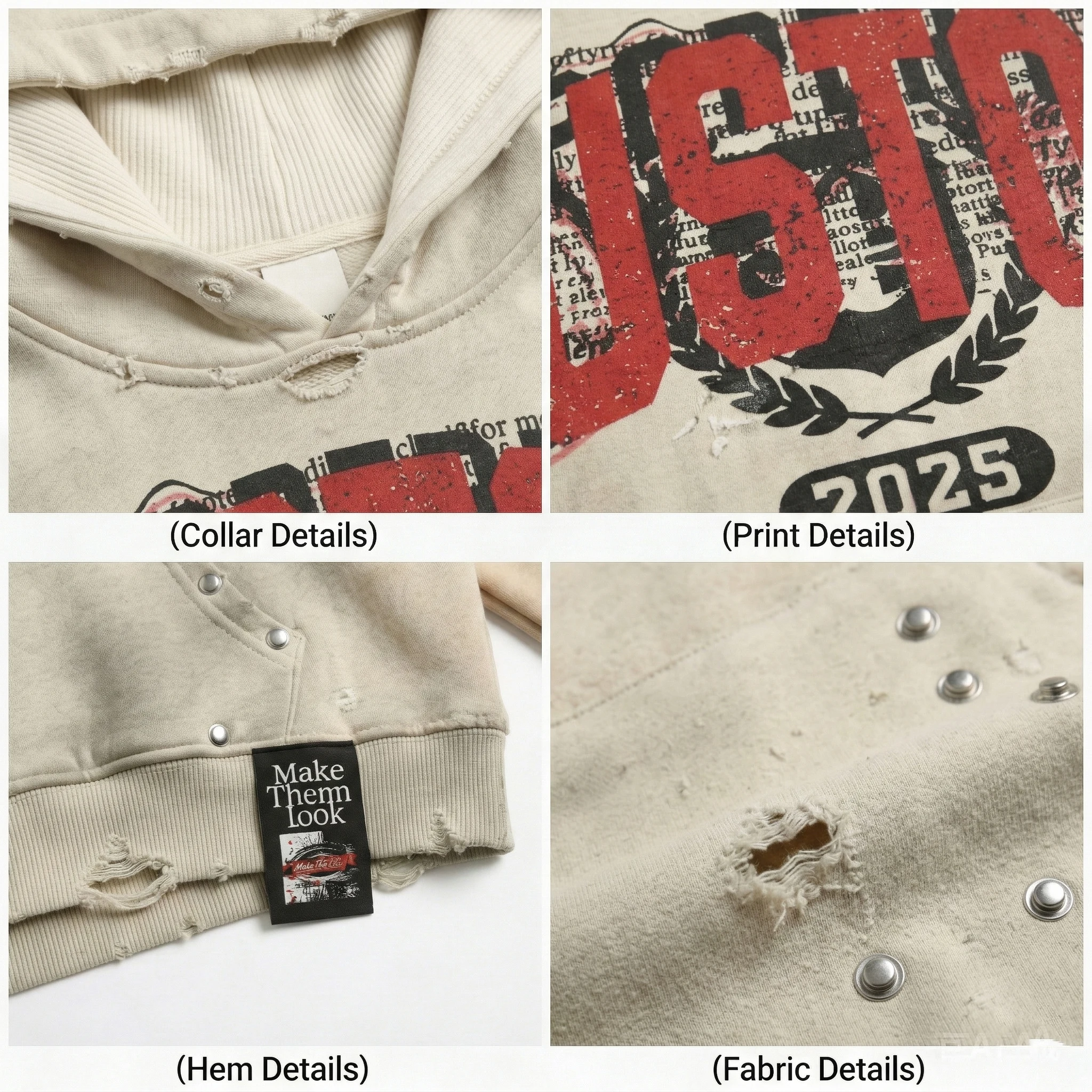 product custom mens washed distressed hoodie unisex 100 cotton 280gsm pullover acid dirty washed vintage cropped boxy hoodie for men-5