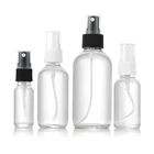 Glass Bottle Oil Spray 15ml 30ml 60ml 120ml Glass Bottle Transparent Essential Oil Vacuum Pump Spray Bottle