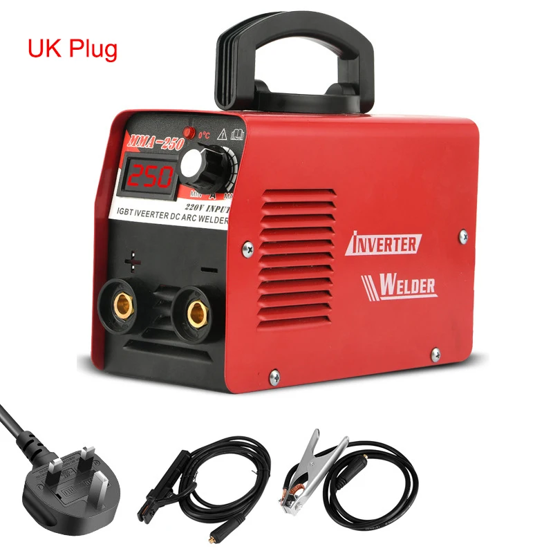Cheap Price Mini Digital Display Spot Welder Igbt Iveerter Dc Arc Welder Inverter Welding Machine With EUR UK USA Plug