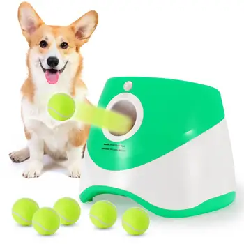New 3M/6M/9M Outdoor Pet Automatic Tennis Ball Launcher Dog Training Toys Interactive Fetch Throwing Ball Machine