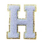 Patches Patches Sew Patch Wholesale Custom Logo Iron Sew On Chenille Letter Patches With Glitter