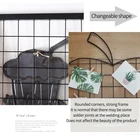 Decoration Creative Home Decoration DIY Photo Cactus Shape Wall Decoration Grid Frame Wrought Iron Grid Panel
