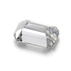 Jewelry Gemstone Stone Luster Jewelry Loose Gemstone DEF Pure White 5X7 Emerald Cut White Moissanite Stone