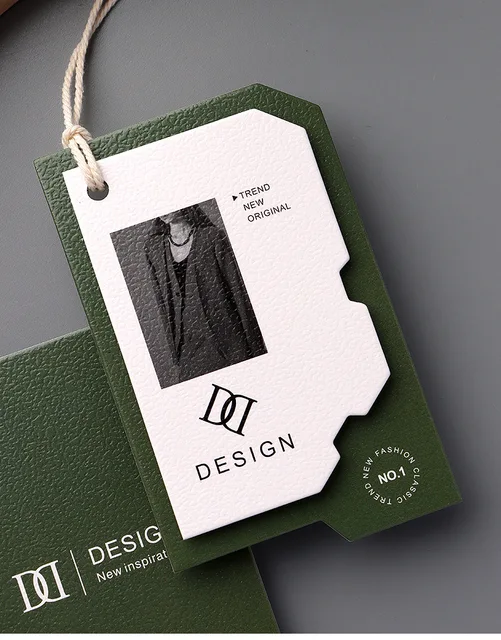 China Supplier Creative tag customization high-end clothing stores fashion tag tag customization