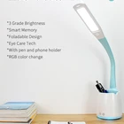 Rechargeable Lamp Led Led SML Pen Phone Holder 3 Dimmer Touch Rechargeable USB Table Lamp LED Night Light Desk Lamp