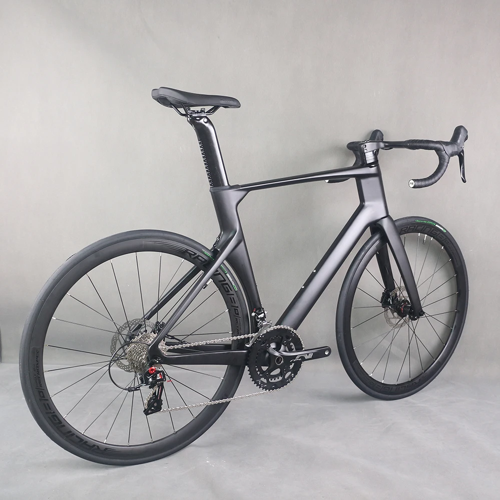 Complete bike Road racing bike disc brake frame internal cable carbon frame SENSAH 2*11 Groupset bicycle bike TT-X40