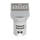 AD101-22HZ Electrical 22mm Mini LED Indicator Light Lamp Digital Hertz Meter