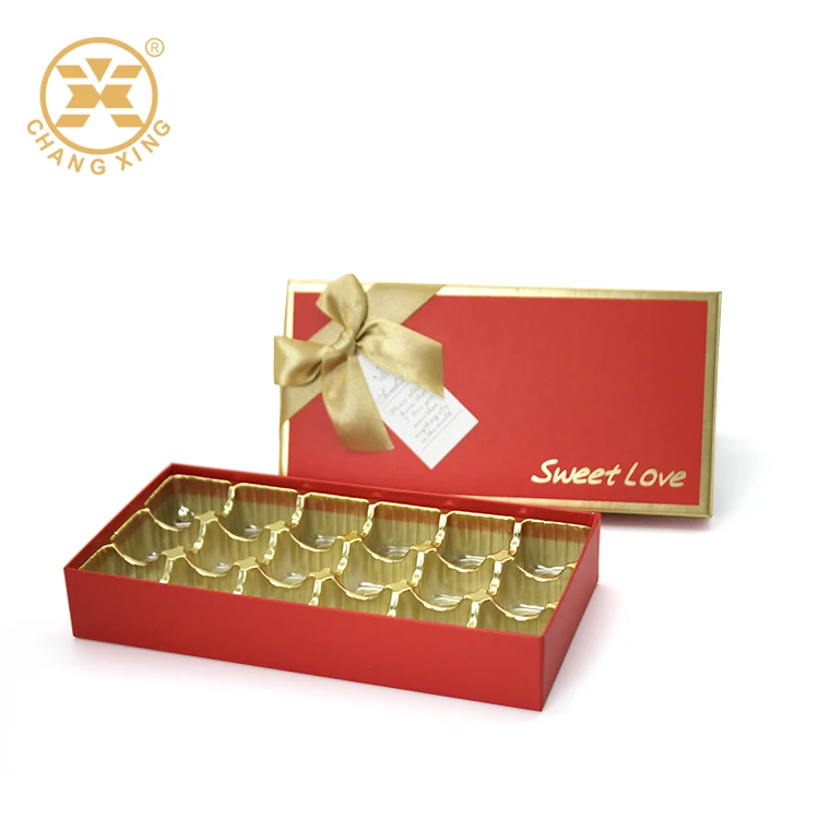 Custom Shape Chocolate Packaging Box with 4c Offset Printing for Food Grade Candy and Gift Boxes