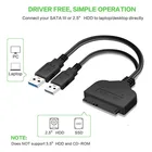 Data Cable Sata 2.5" Inch 7+15pin 22Pin HDD SSD External Hard Drive Adapter Data Cable USB 3.0 To SATA Converter