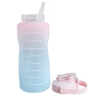 Sports Healthy 64OZ Large BPA Free Eco Friendly Plastic Motivational Sports Water Bottles