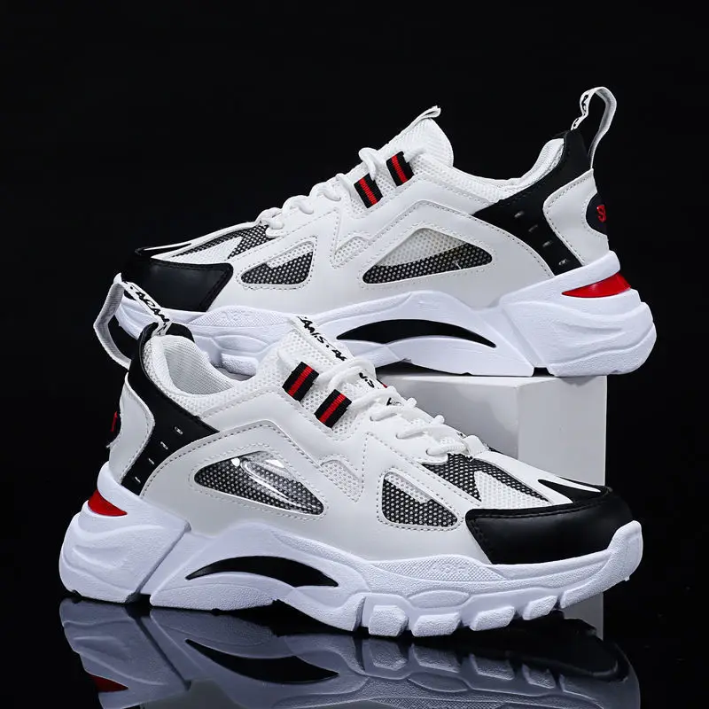 2024 New Breathable Mesh Upper Basketball Shoes Outdoor Men Sport Shoes Students Basket Trainers Shoes