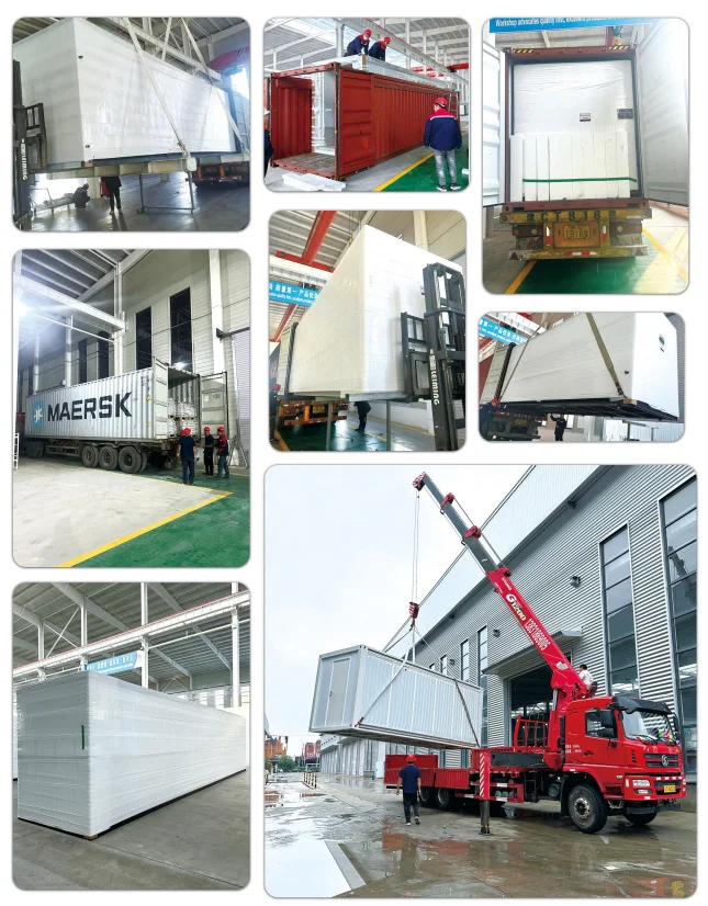 Luxury 40ft & 20ft Industrial-Style Modified Shipping Container for Outdoor Shops & Hospitals Durable Sandwich Panel Material supplier