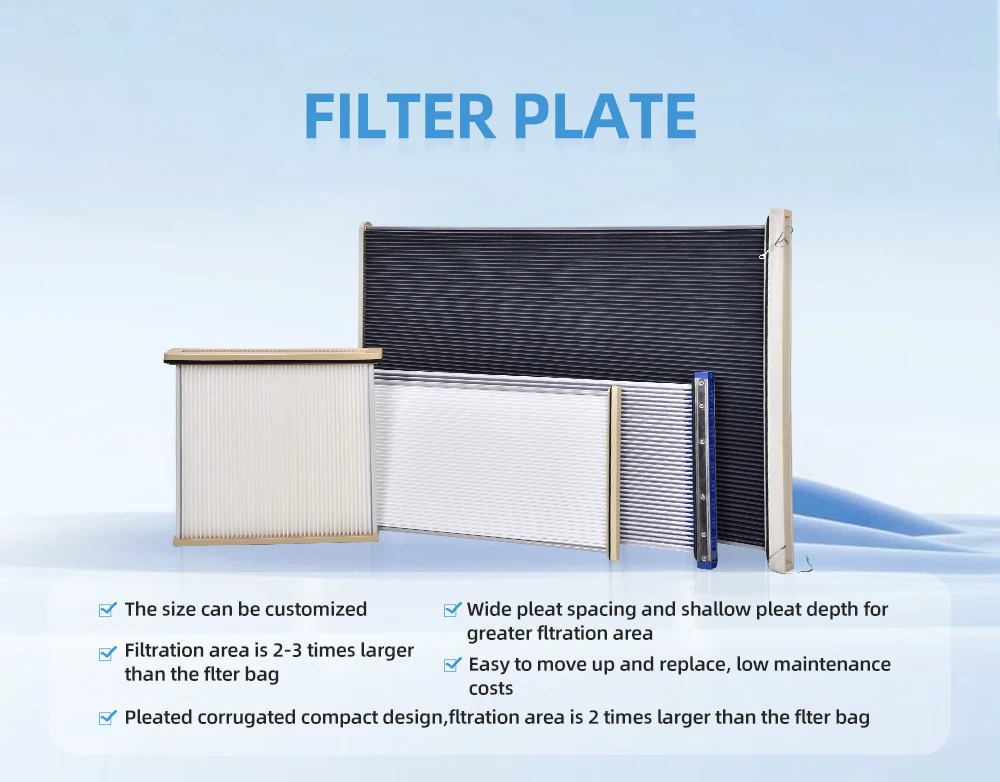 High Efficiency Low Resistance Air Filter Panel with 8.5kg Weight for Industrial Use