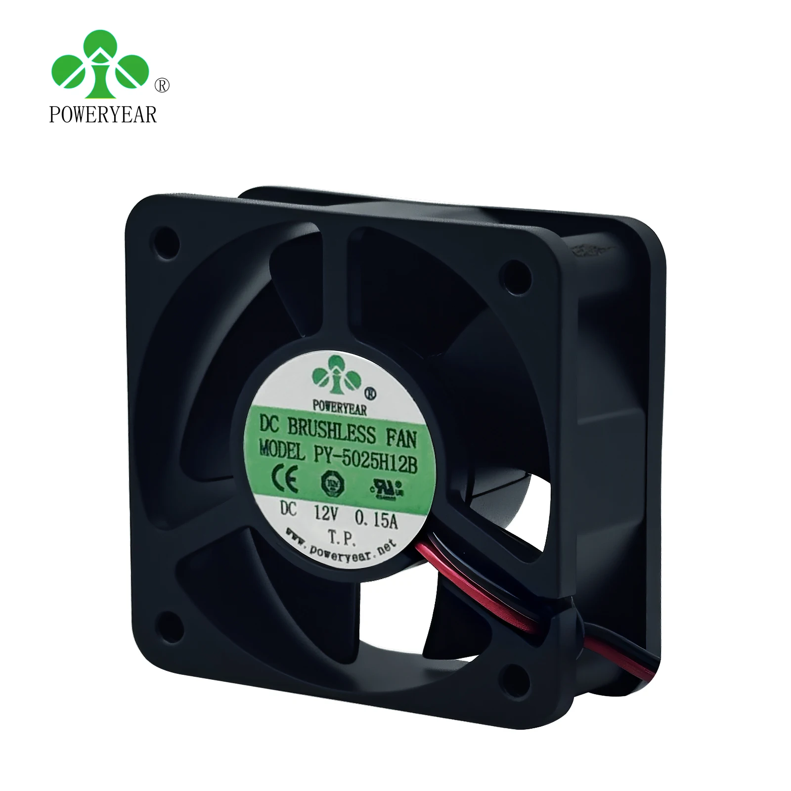 High Speed Pwm Fan, POWERYEAR, 50x50x25mm, 5v, 50mm - detail 4