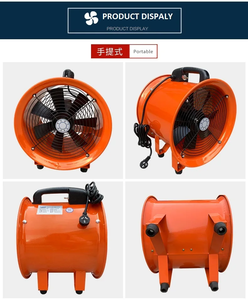 Axial Portable Ventilation Fan, 200mm, 250mm, 350mm - detail 20