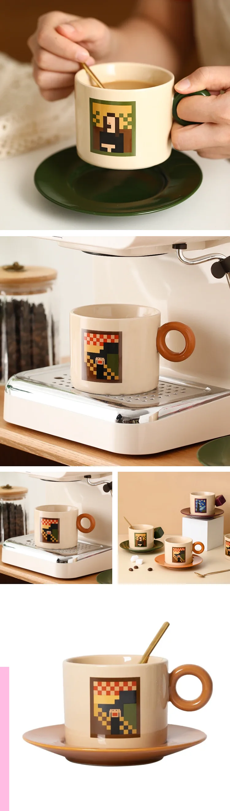Ambr 2024 Hot Ins Ceramic Cappuccino Coffee Cup And Saucer Set Fine ...