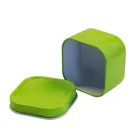 Tin Tin Box Factory 1oz 2oz 4oz 8oz 12oz 16oz Custom Small Square Jewelry Storage Biscuits Packaging Candy Tin Box