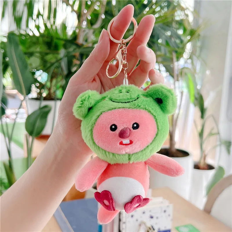 Hot sales Kawaii Sanrio Cartoon Anime Llaveros Cute Loopy Kids toys Custom plush toy Plush key chains