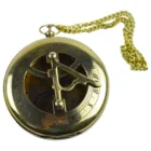 Outdoor Camping Hiking Travel Sundial Compass Polished Shiny Finishing Compass Brass Nautical Pocket Compass