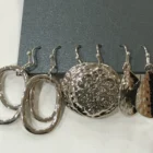 Hoops Beautiful Earring Designs For Women Beautiful Design Trio Earring With Hammer Discs And Layered Hoops For Women