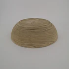 Plant Container Round Paulownia Wood Pot Solid Wood Plant Pot Container