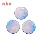 Custom Logo Printed Social Media Mobile Phone Skin Sticker Pvc Waterproof Epoxy Tag For Sharing Contact Information