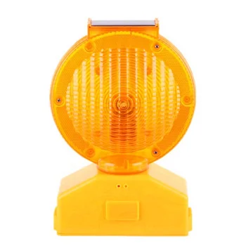 Airport Traffic Control Solar Powered Yellow Roadblock Traffic Signal