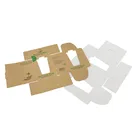 Cardboard Boxes Factory Customized Bamboo Mug Cardboard Box Packaging With Transparent Window