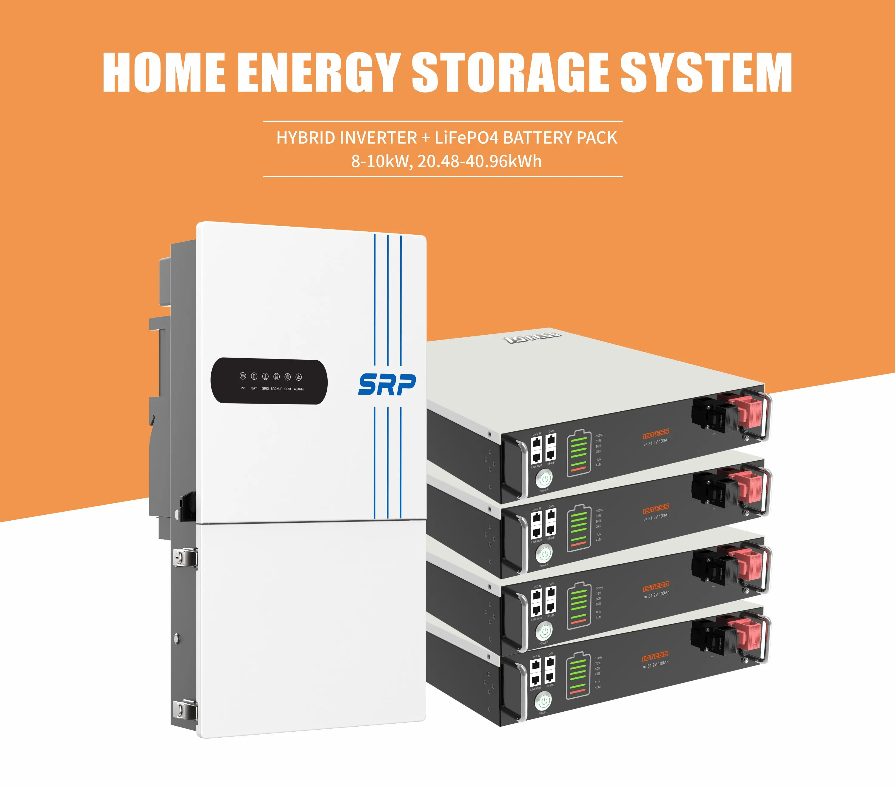 Complete 20kwh 30kwh 40kwh Solar Home Energy Storage System Including