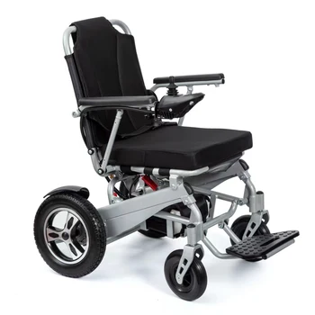 Light Weight Folding Electric Wheelchair Portable Aluminum Cerebral Palsy Wheelchair power Folding Wheelchair