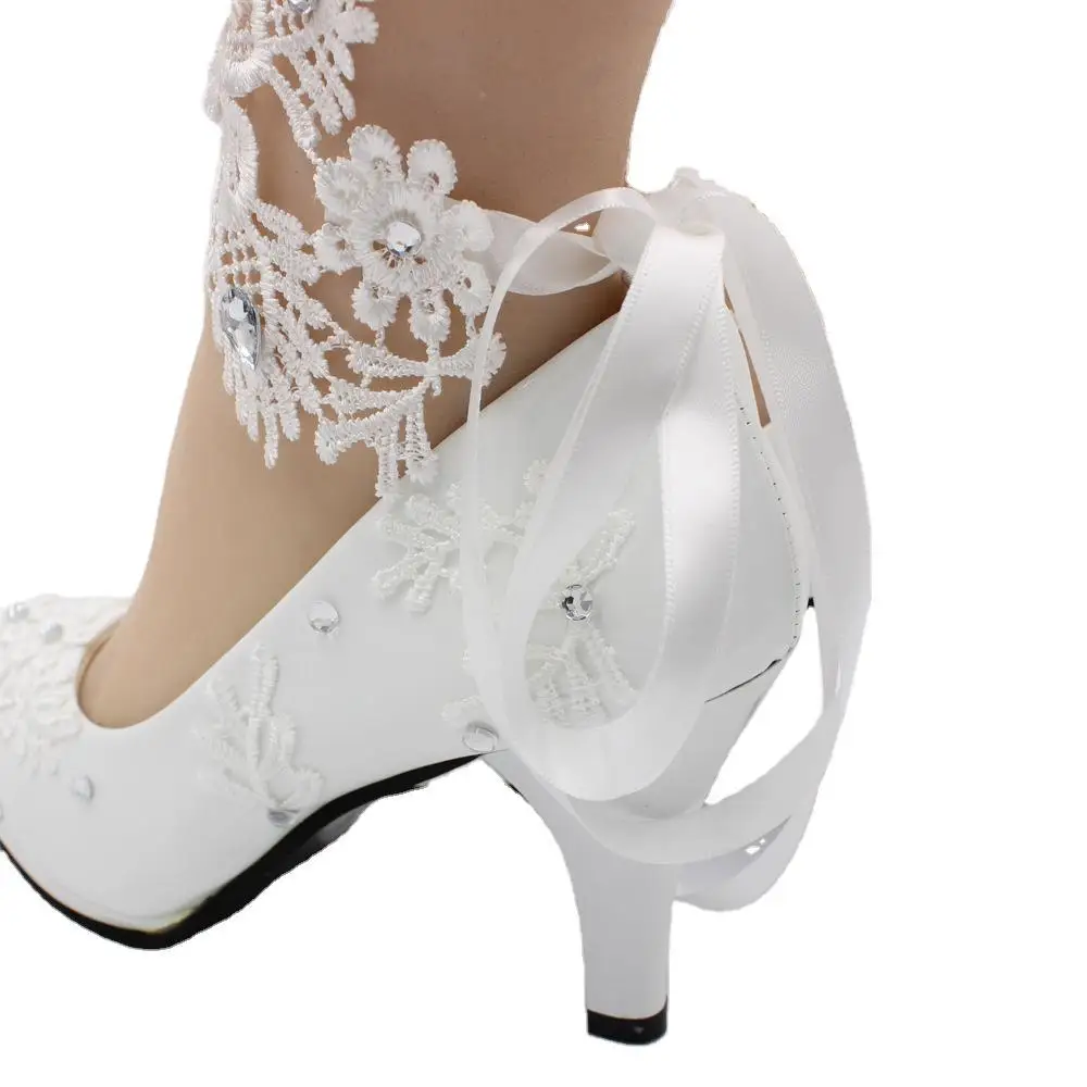 large size bridal shoes