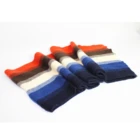 Hot Women Scarf Wholesale Hot Selling Women Outdoor Sport Knit Scarf With Multicolor Stripes Design