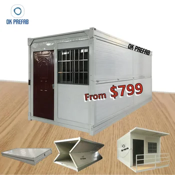 High Quality Foldable Office Cheap Accomodation Folding Prefabricated Homes Prefab House Container House