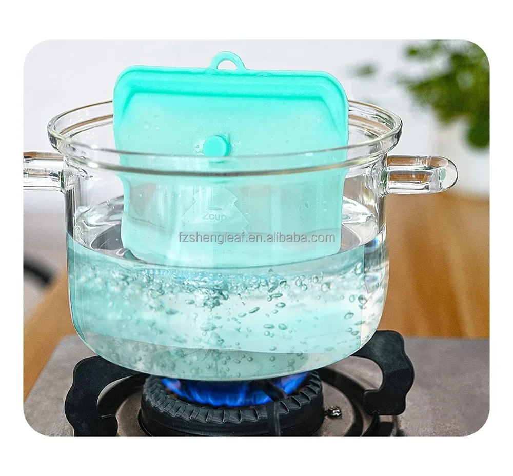 product reusable fresh clear ziplock silicone airtight freezer bag take away food storage and container for packaging kitchen camping-9