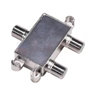 Tv Tv Splitter 5-2400 MHz 1 Way Satellite TV Cable Splitter Coupler 1 Port Satellite Tap