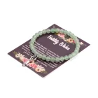Beads Gemstone Joycuff Green Jade Jewelry Healing Stone Beads Bracelet Natural Gemstone Jasper Bangle For Lover