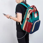 Travel Backpack Custom Logo Waterproof Travel Backpack Foldable Baby Bed Mommy Nappy Diaper Bag With Bed