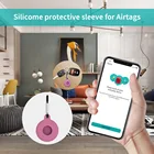 2021 Newest Products Silicone Protective Cover Case For Apple Airtags With Key Ring