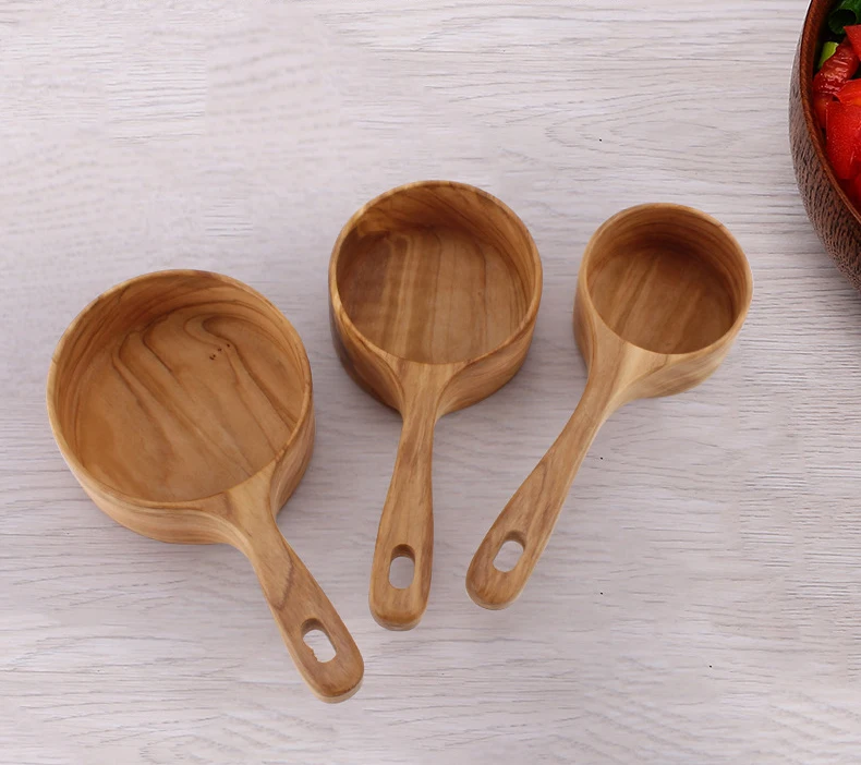 Wooden Measuring Spoon for Cooking Nonstick Wood Kitchen Utensil Cooking