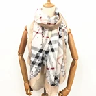 Long Scarf Winter Crochet Fashion Lady Warm Long Knitted 100% Polyester Circle Loop Neck Scarf