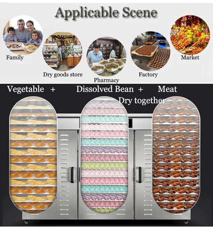 Industrial Drying Vegetable Dryer Fruit Drier Machine Dehydrator Automatic factory