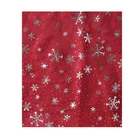 Multi Color Scarves Colored Scarf Fashion Snowflake Design Multi Color Polyester Print Scarf For Christmas